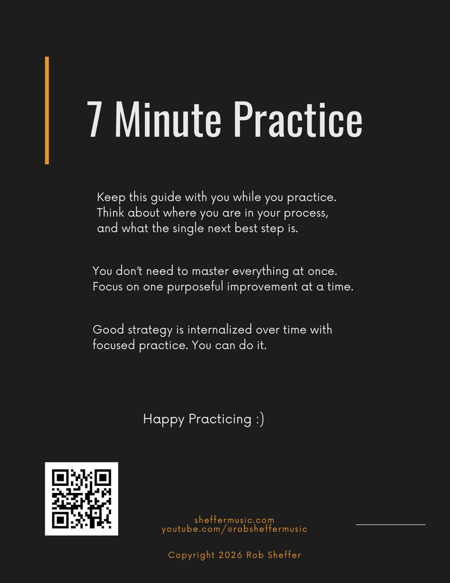 Cover of The 7 Minute Practice Routine guide